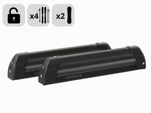 Portasci auto pour barres - pour,