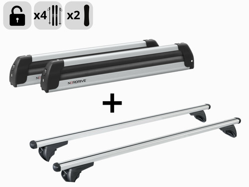 Set barres toit avec - set,